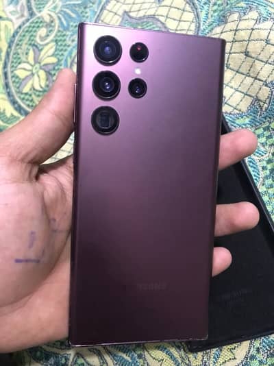 s22 ultra 12 256 official pta approved with box