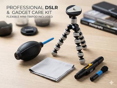 DSLR Camera Cleaning Kit and mini Tripod Purchased from Dubai