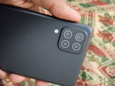 Samsung A12 4/64 with box total genuine set not open not repair