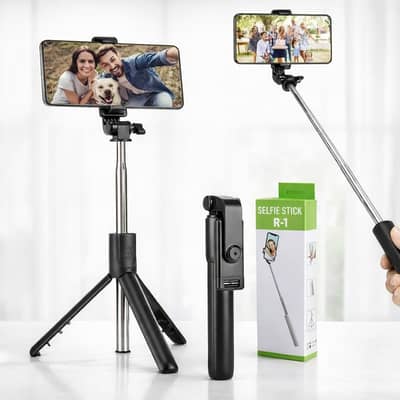 Selfie Stick with Tripod – Portable, Extendable, Lightweight | COD