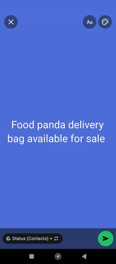 food panda delivery bag