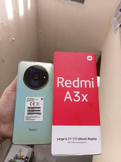 xiaomi redmi A3X complete box accessories ladies hand used