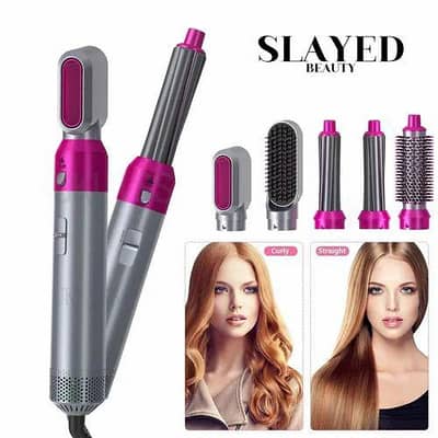 5 in 1 hair styler straightener haire care