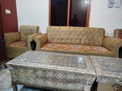 sofa set with tables