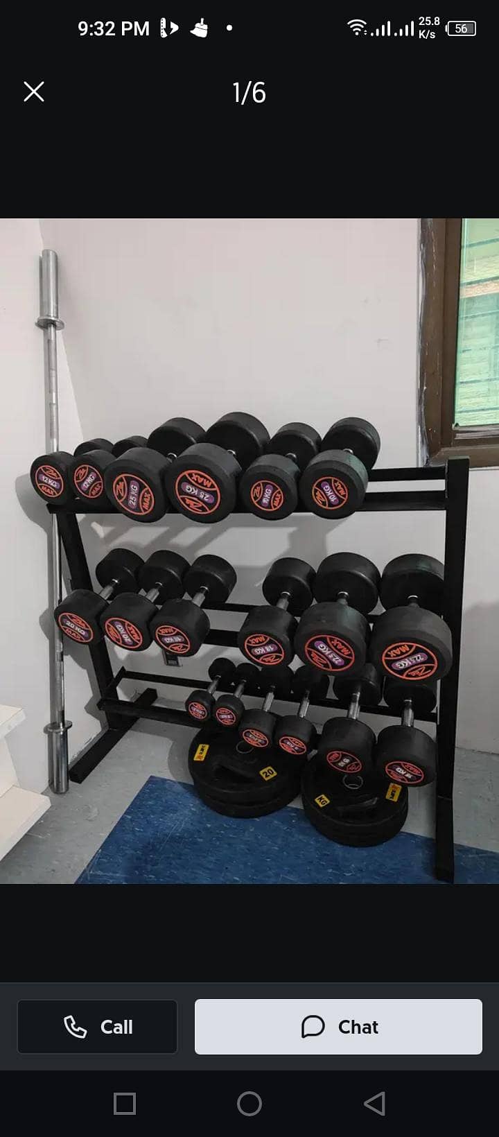 dumbbells +dumbbells rack+ multiple bench 2