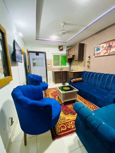 1 bedroom apartment fully luxury furnished available for rent location E-11 Islamabad