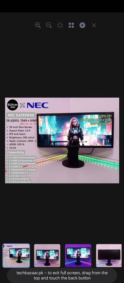 2k Ultrawide NEC MultiSync EA294WMi  just 20000
