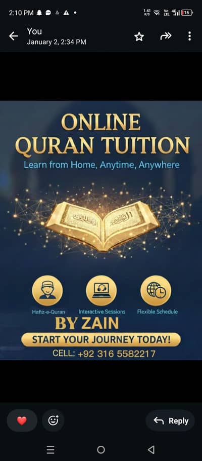 learn Quran from starting to end