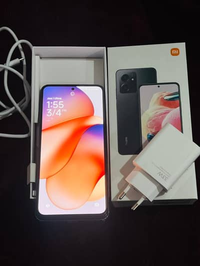 Redmi Note 12 PTA Approved 10/10 Condition Box Charger