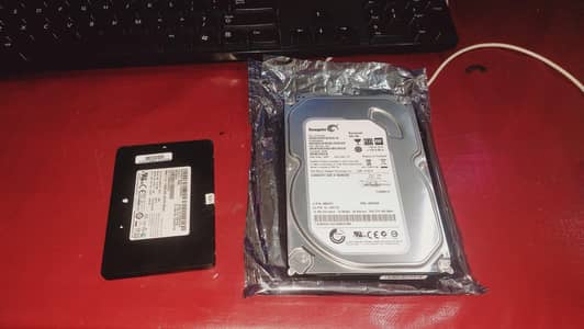 128GB SSD + 500GB HHD Package Offer . 1st person Used