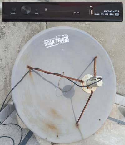 Dish Antena complete setup