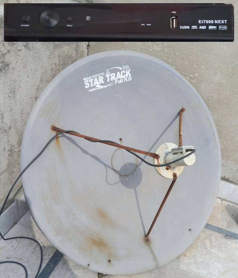 Dish Antena complete setup 0