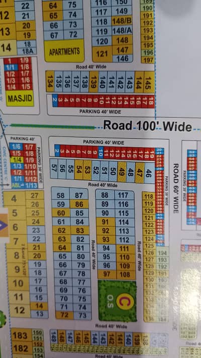 CCA C BLOCK 4 Marla Commercial Plot For Sale / KHAYABAN E AMIN 4 MARLA PLOT FOR SALE