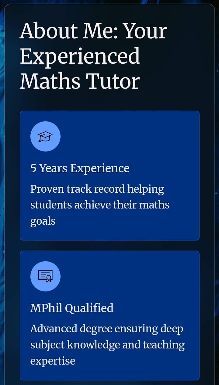 Maths Online Tutor 2