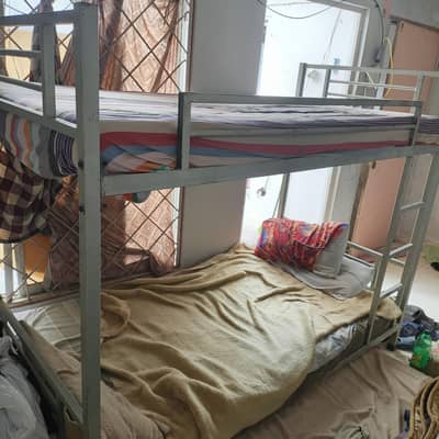 Iron Bunk Bed Detachable with mattresses