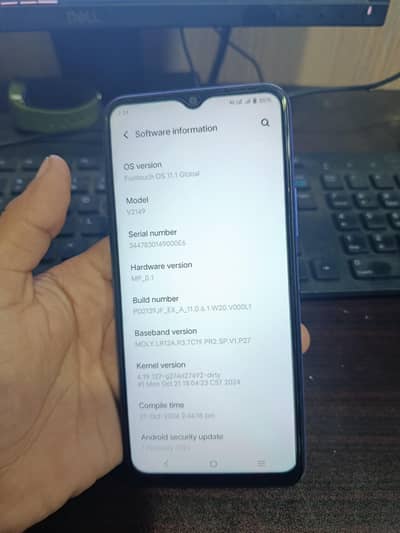 Vivo y21a all ok no anu issue with box