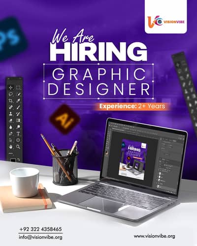 Graphic Designer Required – VisionVibe