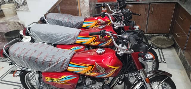 honda cg 125 3 bikes