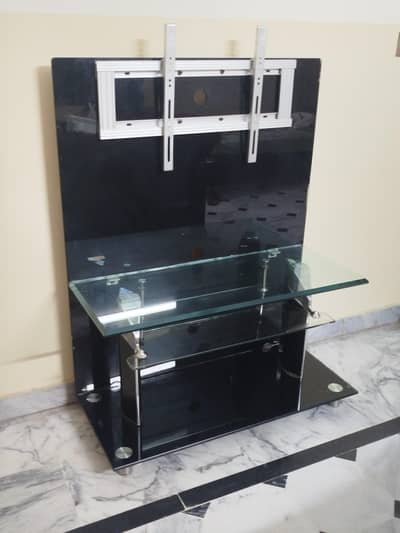 GLASS TV CONSOLE FOR SALE