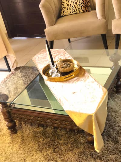 3 piece center table set