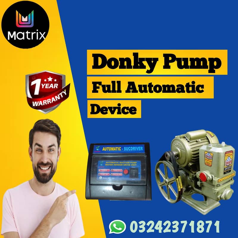 DONKEY & SUCTION PUMP FULLY AUTOMATIC WATER SENSOR CONTROLLER 3