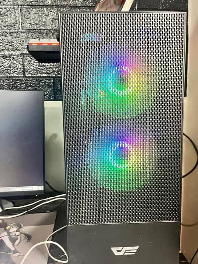 Darkflash A290 case with 3 Argb fans control with built-in button