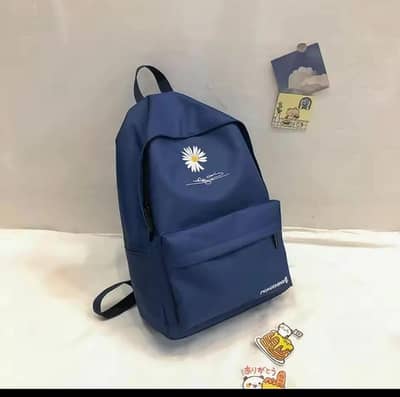 5 multicolour daisy nylon bagpacks