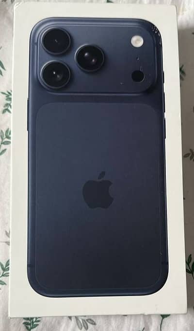 Iphone 17 pro UK variant 1 physical and esim. Box pack
