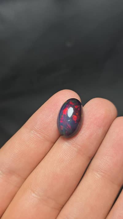 natural black ehtiopain opal