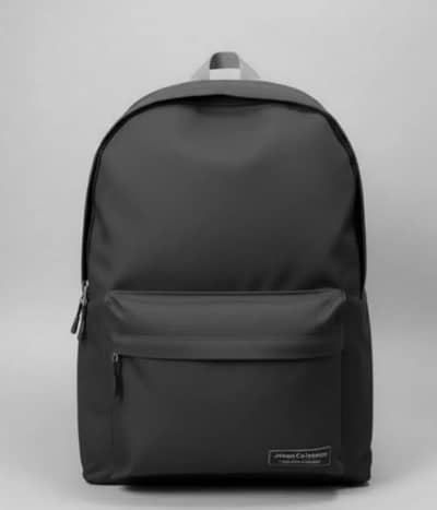 2 black nylon multipurpose bagpack