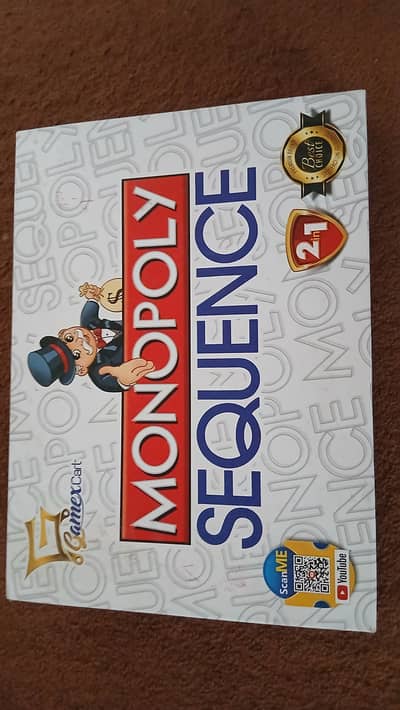 Monopoly + Sequence board game.