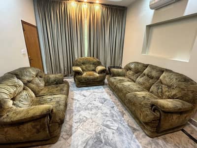 Drawing Room Sofa Set - Real wood - 6 seater - 3,2,1