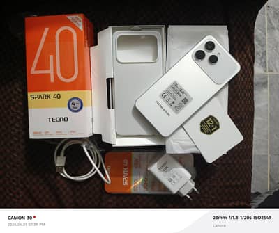 TECNO SPARK 40 | 6\128GB | JUST BOX OPEN URGENT SALE | 10\10 LuSH