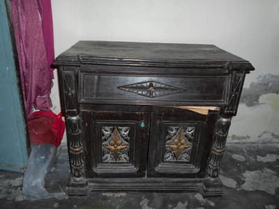 2 Chinioti Solid Wood Side Tables