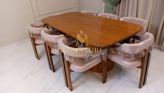 Dinning Set - Wooden Table Set - Dinning Chairs - 4 or 6 Dinning Set