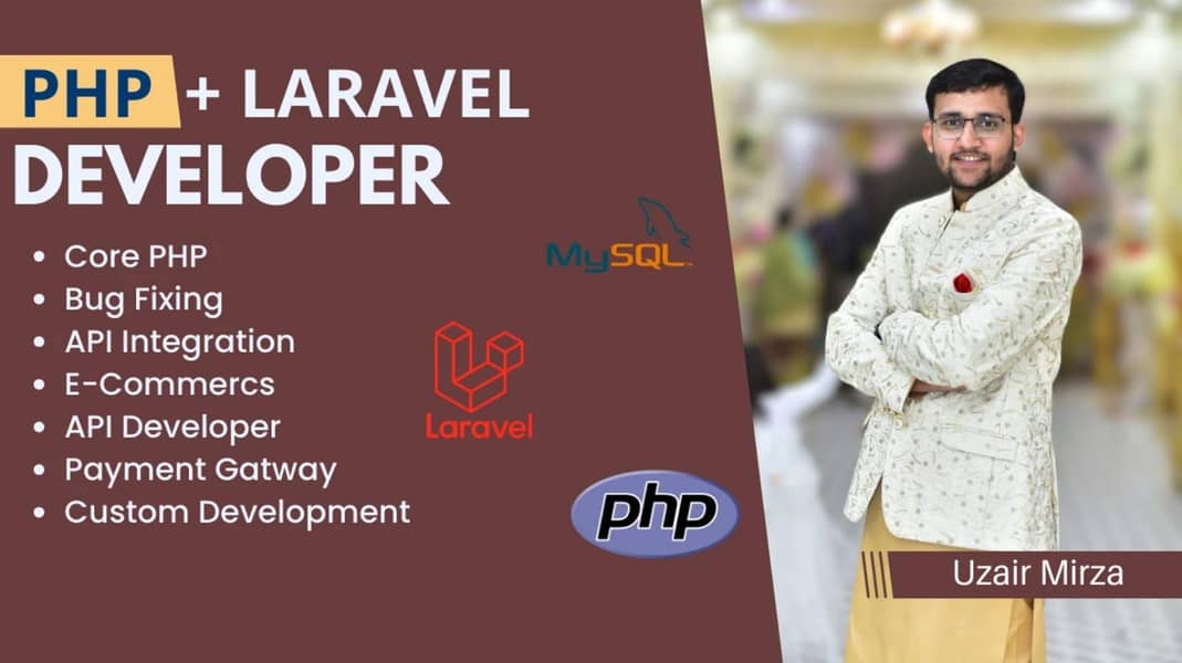 working as an expert  PHP Laravel developer 0