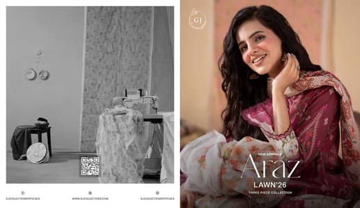  Beautiful Ladies Unstitched Lawn 3-Piece Suits Available! 