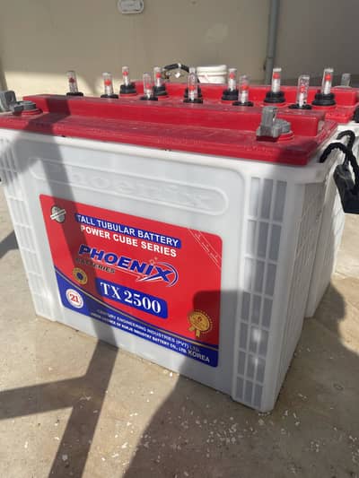 Phoenix battery 12v TX2500