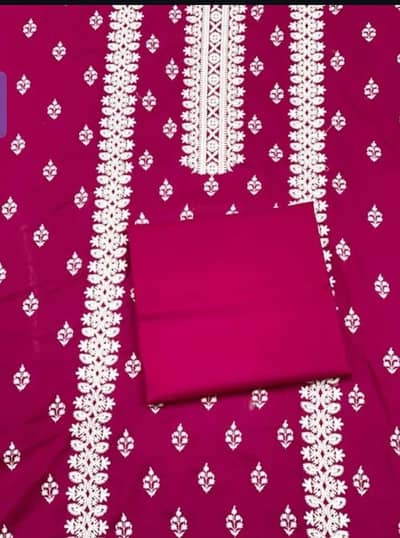 Summer Collection / 2 pcs Lawn Collection / Unstiched Suits