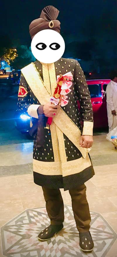 Groom sherwani