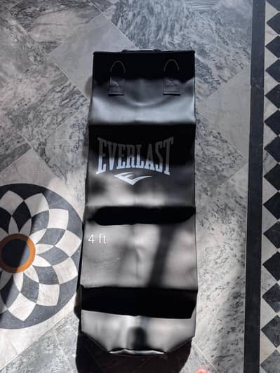 Everlast fine quality punching bag with boxing gloves and handwraps