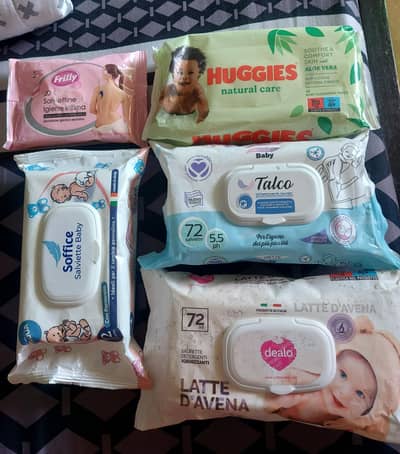 Imported Baby Wipes + Intimate Hygiene Wipes (Italy) limited Stock