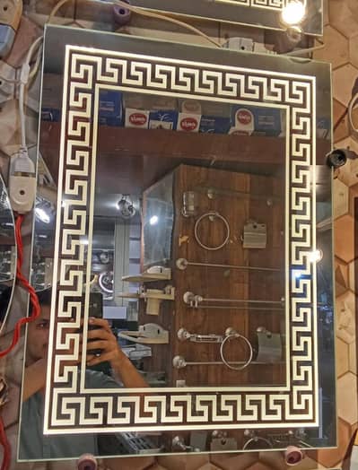 Led mirrors size 18 x 24 different disgins available ha