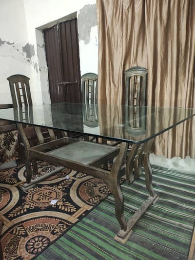 Dining Table Set.  1 Table + 6 Chairs