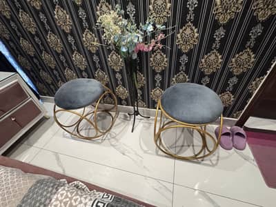 Stools with flower stand