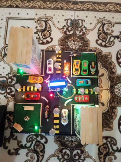 DLD Smart Traffic Light system Arduino+ IR sensor+ LCD