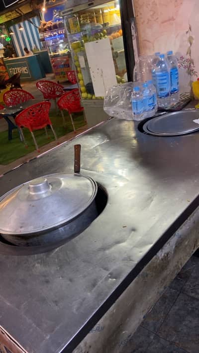 Bbq coal is with stand and pulao heater