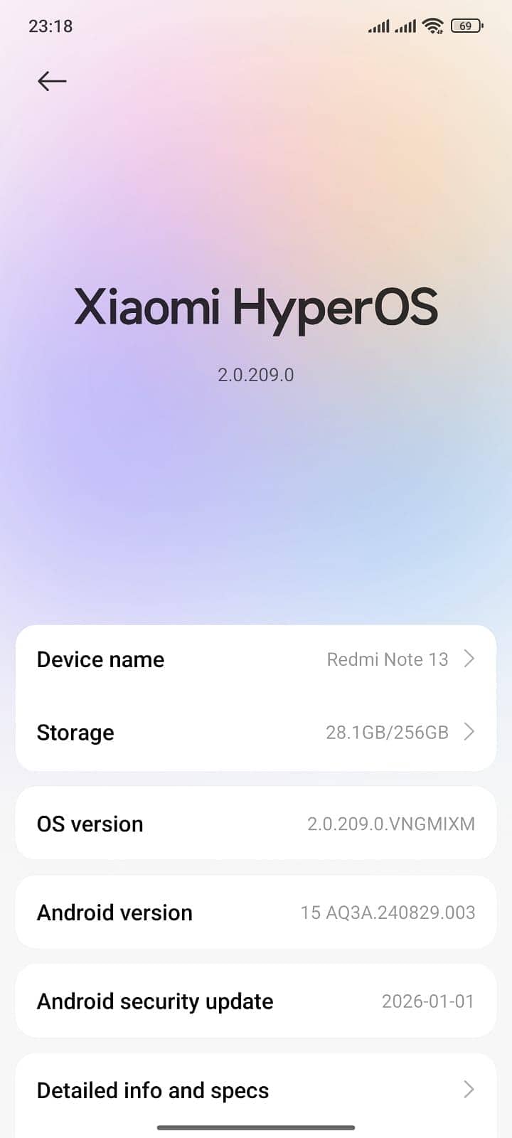 Redmi note 13 2