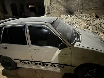 Mehran car he normally condition he running me hai car