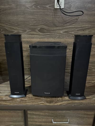 Panasonic 2.1 channal speaker for sale